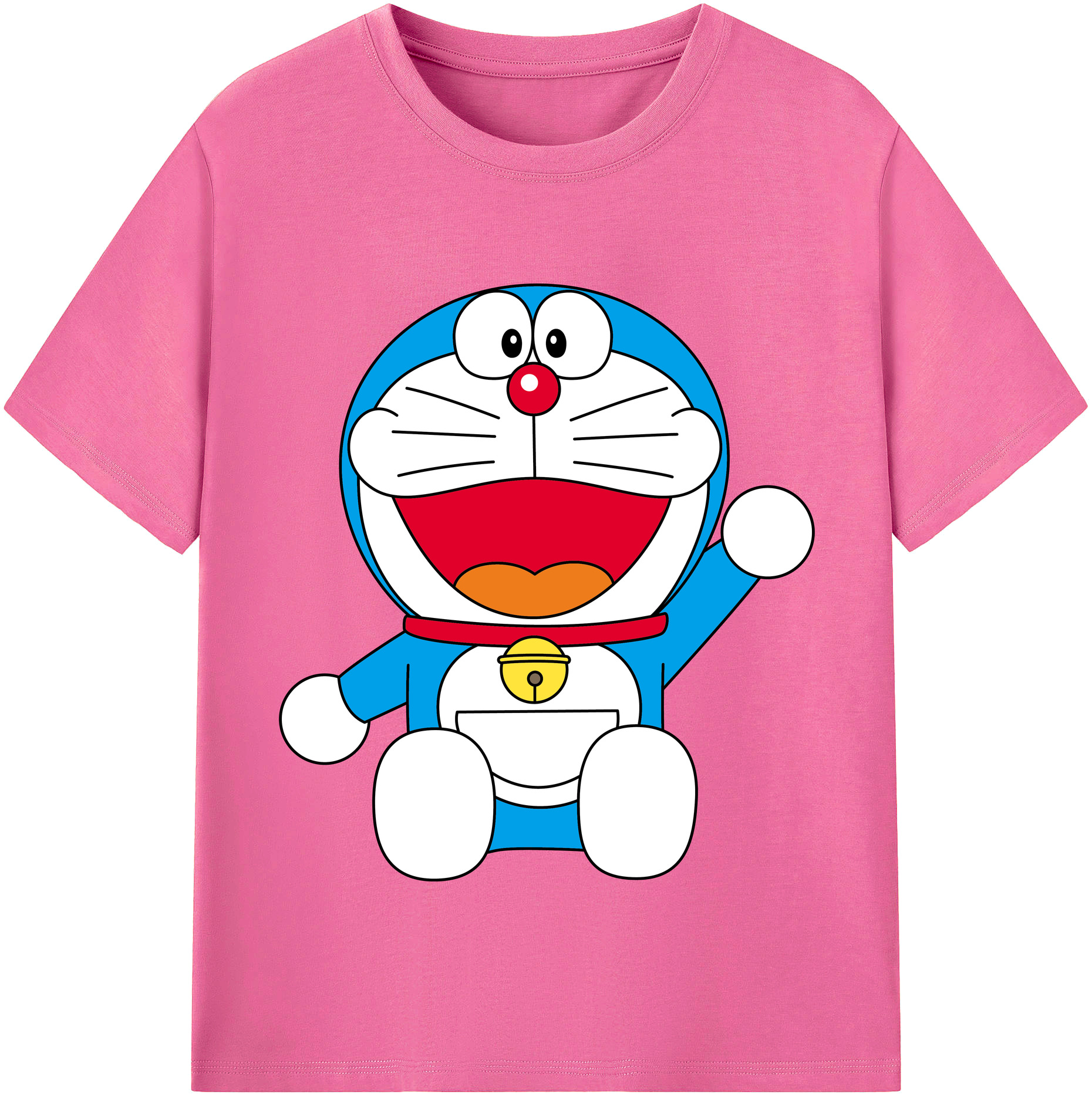 （画像用） ドラえもん Doraemon レディースカジュアルプリントTシャツ（綿100％）